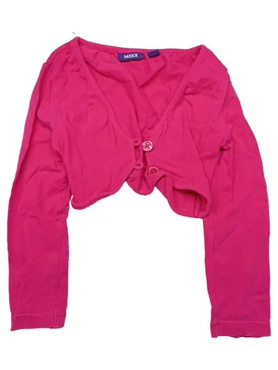 Mexx Mädchen Bolero Strickjacke Pink Gr. 98-104 Baumwolle