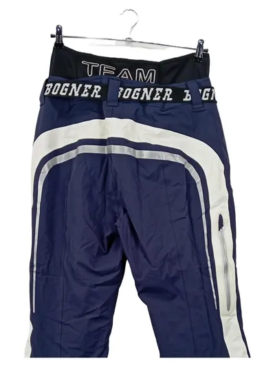 Bogner Team Herren Skihose Blau Gr. 52 W36 XL Logo Gürtel Sport