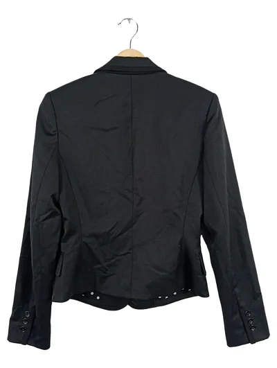 Steffen Schraut Damen Blazer Gr. 36 S Schwarz Elegant Wolle