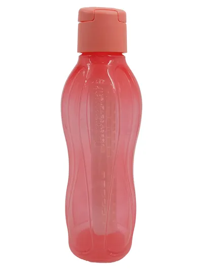 Tupperware EcoEasy Trinkflasche 500ml Pink Kunststoff Sportflasche