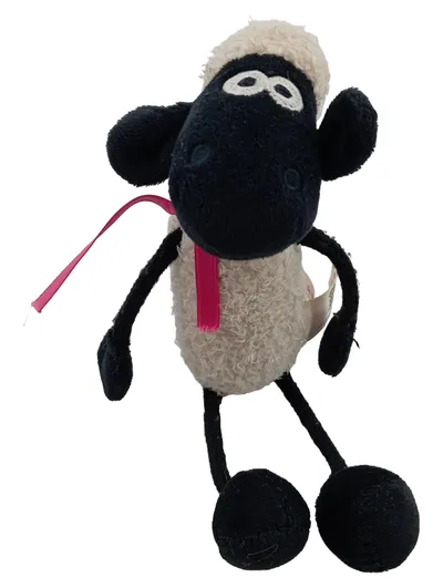 NICI Kuscheltier Shaun das Schaf Plüschtier Weiß 12 cm