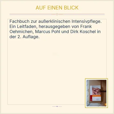 Außerklinische Intensivpflege - Frank Oehmlchen, Marcus Pohl und Dirk Koschel