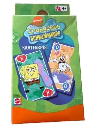 SpongeBob Schwammkopf Kartenspiel Mattel Kinder Spielzeug