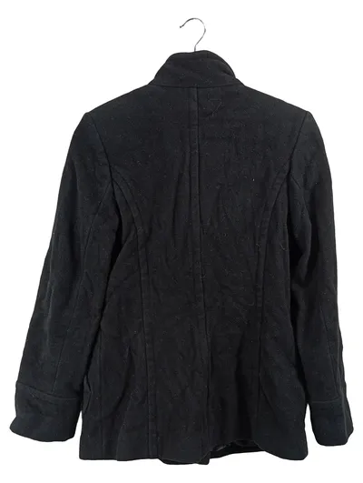 JAKE*S Damen Kurzmantel Wollmantel Schwarz Gr. 34 XS Klassisch