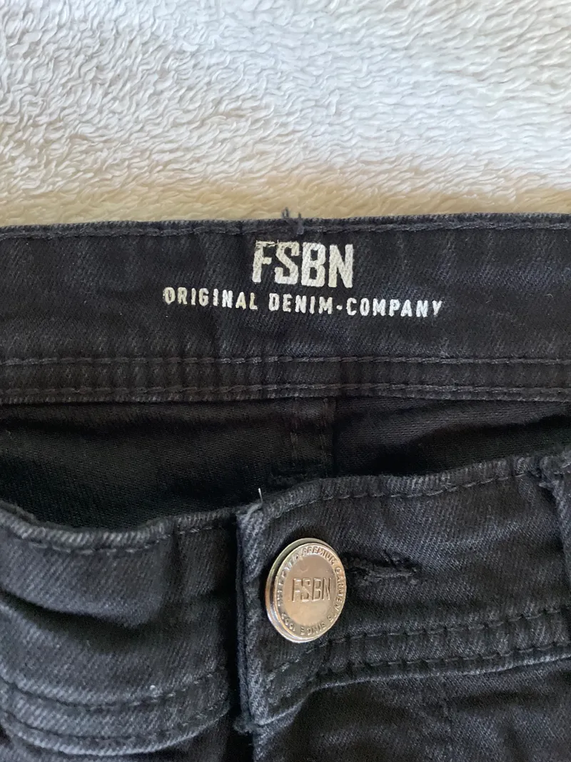 Fishbone Jeans Slim Fit Herren Schwarz Gr. W31/L29 Casual 3