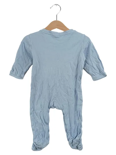 Impidimpi Baby Schlafanzug Blau Gr. 62/68 Fly me to the moon Baumwolle
