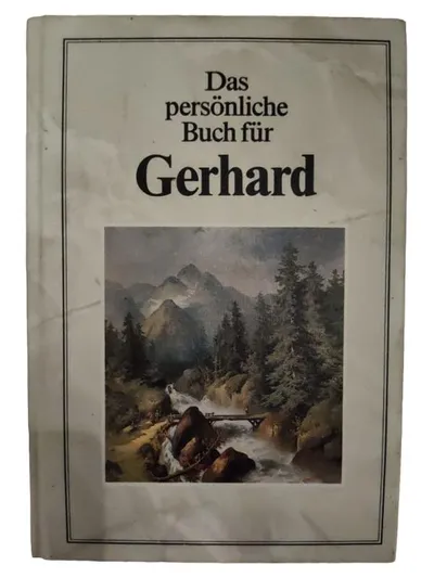 Das persönliche Buch für Gerhard Geschenkbuch Namenbuch Geburtstag Geschenk