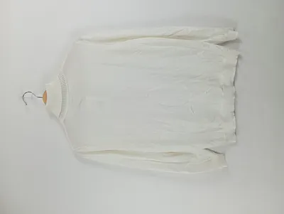 Apanage Damen Rollkragenpullover Weiß Gr. 42 XL Viskose Klassisch