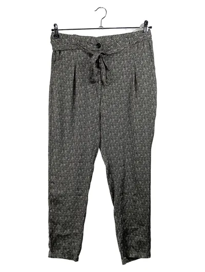 Vive Maria Damen Stoffhose Grau Gemustert Gr. 36 S
