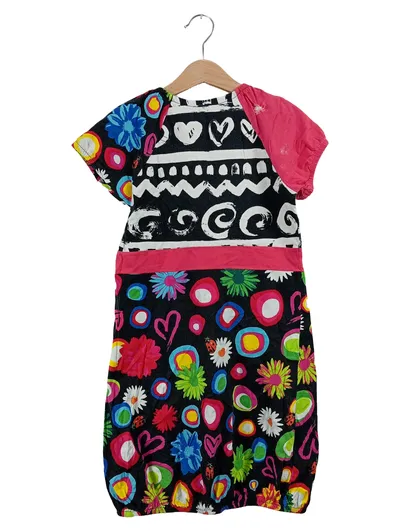Desigual Sommerkleid Kinder Gr. 146 Mehrfarbig Farbenfroh