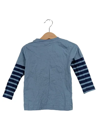 ALANA Langarmshirt Bagger Motiv Blau Gestreift Gr. 92