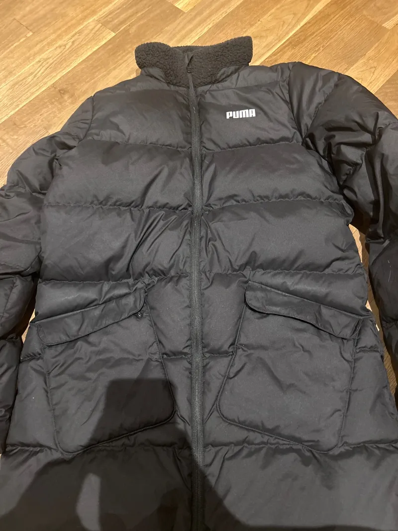 PUMA Steppjacke Kinder Winterjacke Schwarz Gr. 176 Puffer Jacke 3