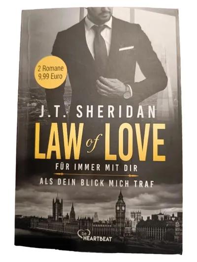 Law of Love J.T. Sheridan Liebesroman 2 Romane Buch