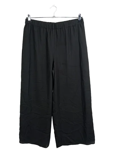 Theory Damen Stoffhose Culotte Schwarz Gr. 40 W31 L25 Weites Bein