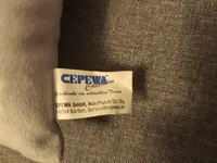 CEPEWA Kinderkissen Schutzengel Grau 13x13 cm Polyester Sterne Deko 4