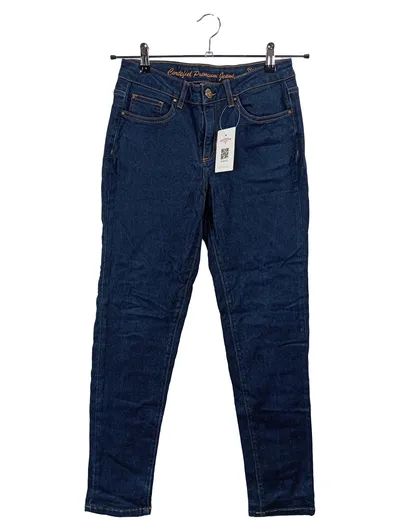 Cortefiel Premium Jeans Damen Regular Fit Blau Gr. 38 W29 Casual