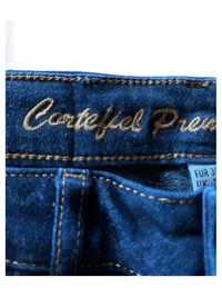 Cortefiel Premium Jeans Damen Regular Fit Blau Gr. 38 W29 Casual 3