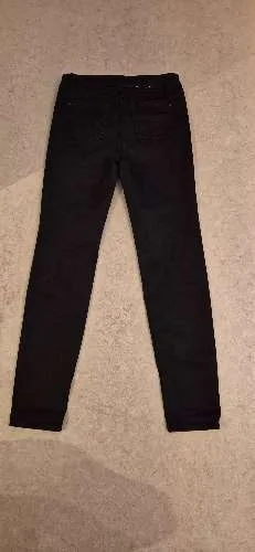 Gerry Weber Damen Jeans Straight Leg Schwarz Nieten W30 Gr. 38