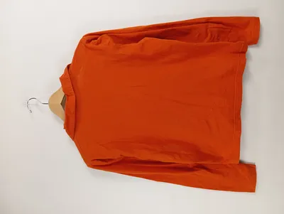 Laura Stein Damen Pullover Gr. 38 M (40/42) Orange Langarm Casual