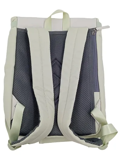 Rebels Rucksack Damen Herren Beige Modern Polyurethan 28x40cm