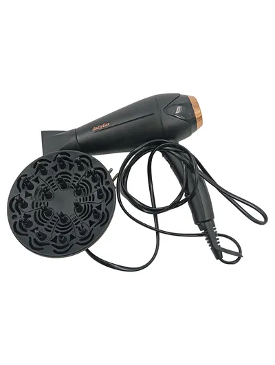 BaByliss D570DE Haartrockner Föhn 2200W Schwarz mit Diffusor