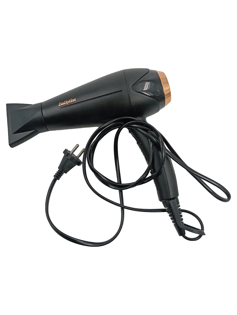 BaByliss D570DE Haartrockner Föhn 2200W Schwarz mit Diffusor 2