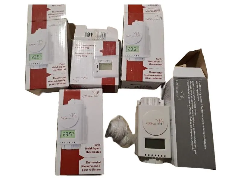 CASAcontrol Funk-Heizkörperthermostat NX5060-675 Smart Home Weiß 2