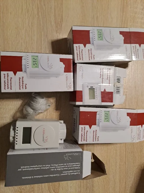 CASAcontrol Funk-Heizkörperthermostat NX5060-675 Smart Home Weiß 3