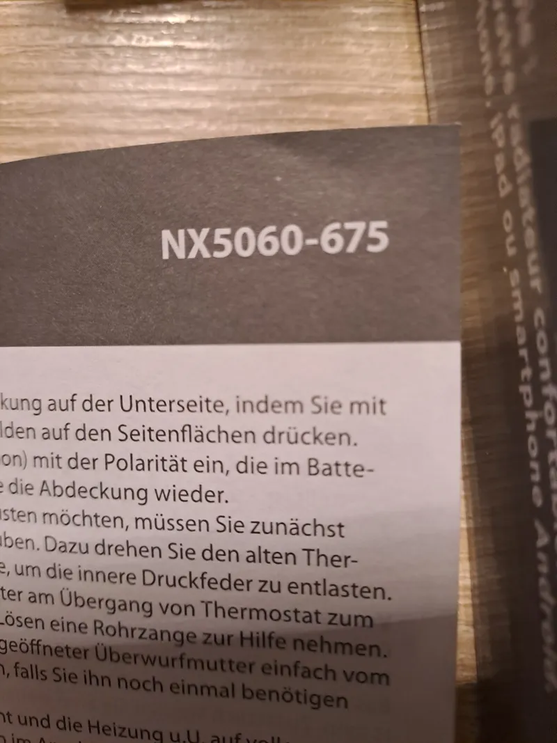 CASAcontrol Funk-Heizkörperthermostat NX5060-675 Smart Home Weiß 5