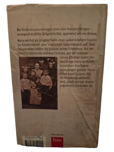 Harry Bernstein Gegenüber die andere Welt Eine Kindheit Biografischer Roman Econ