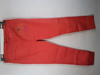 Elisa Cavaletti Stoffhose Damen Rot Gr. 52, W31 Stickerei Casual