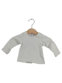 Kanz Pullover Kinder Grau Gr. 50 Basic Langarm 1