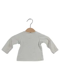 Kanz Pullover Kinder Grau Gr. 50 Basic Langarm 2
