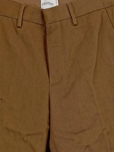 CLOSED Damen Stoffhose Chino Braun Gr. 34 W26 XS Klassisch
