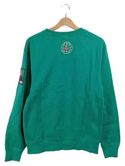Jordan Air Jordan Grafik Herren Sweatshirt Pullover Grün Gr. 44
