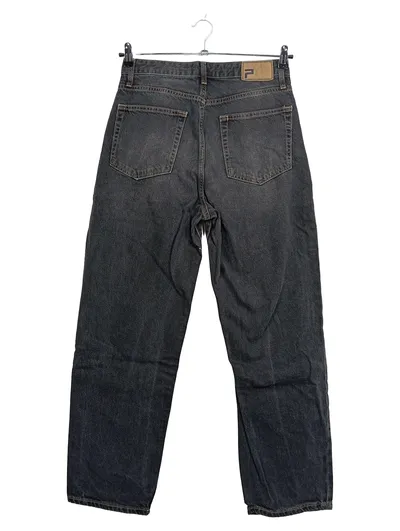 Pier One Damen Jeans Regular Fit Grau Gr. 40 W31 L30 100% Baumwolle