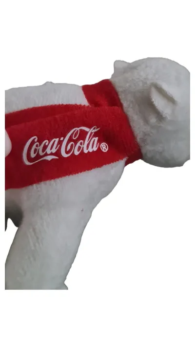 Coca-Cola Eisbär Kuscheltier Plüschtier Klassisch Weiß 10cm