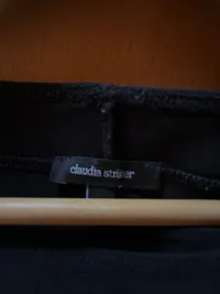 Claudia Sträter Freizeitkleid Damen Schwarz Gr. 38, M Viskose Casual 3