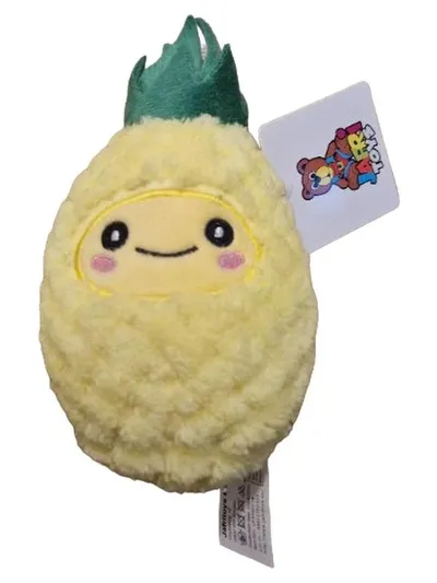 JAFRI TOYS Ananas Plüschtier Kuscheltier Gelb 15 cm Charmant