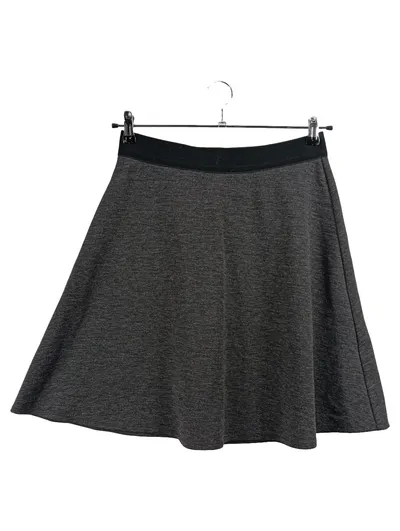 Marie Lund Damen A-Linienrock Rock Grau Meliert Gr. 38 M Midirock Basic Casual