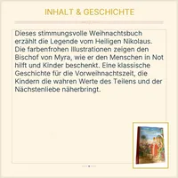 Coppenrath Weihnachtsbuch Die Geschichte vom Heiligen Nikolaus Hardcover 3