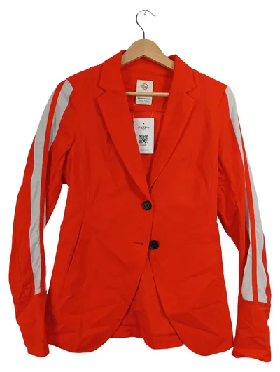 PENN&INK N.Y Damen Blazer Gr. 36 Rot Sportlich Streifen Polyamid
