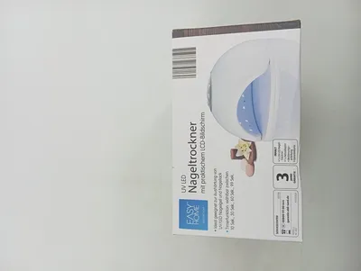 EASY HOME UV LED Nageltrockner Lichthärtungsgerät LCD-Bildschirm Timer Weiß