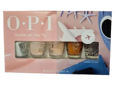 O.P.I Nagellack Set Nudes on the Fly 5x 3, 75ml Mehrfarbig Damen