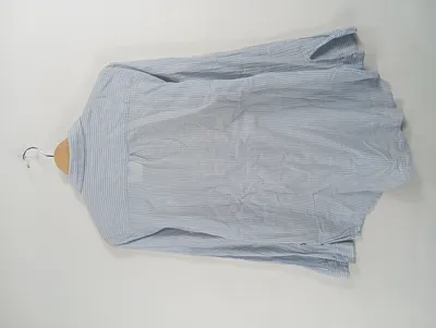 Herrlicher Damen Hemdbluse Bluse Blau Gestreift Gr. 36 S Baumwolle