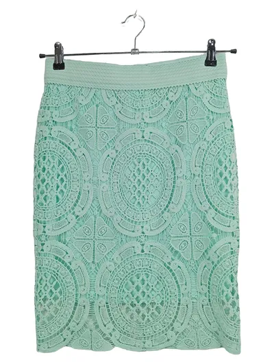 EsQualo Damen Bleistiftrock Spitze Türkis Gr. 36 Elegant Festlich