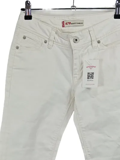 Levi's 479 Booty Flare Fit Stoffhose Damen Weiß W32