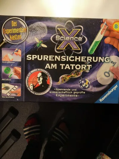 Ravensburger Science X Spurensicherung Tatort Experimentierkasten ab 8 Jahre