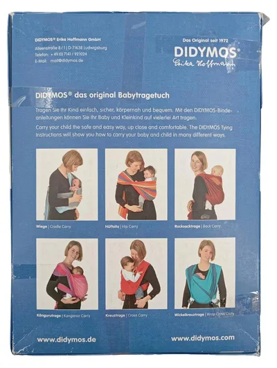 DIDYMOS Babytragetuch Erika Hoffmann Iris 7 520 cm Mehrfarbig Baumwolle