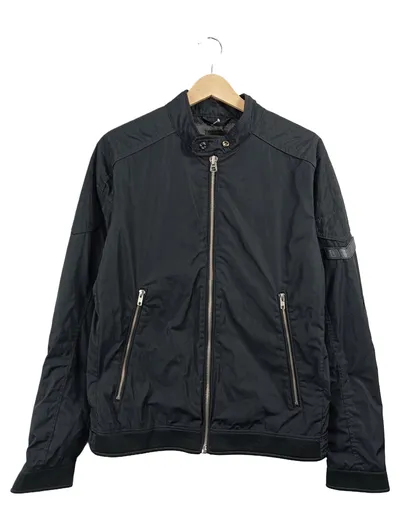 Diesel Herren Blouson Jacke Schwarz Gr. 50 L Übergangsjacke Casual